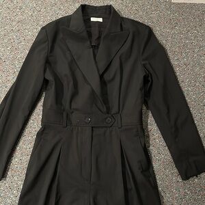 Sandro wool/polyester Jumpsuit in Black, EU size 40
